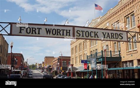 Fort Worth Stockyards in the historic district - FORT WORTH, UNITED ...