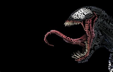 Wallpaper language, typography, Marvel Comics, Venom, Eddie Brock ...