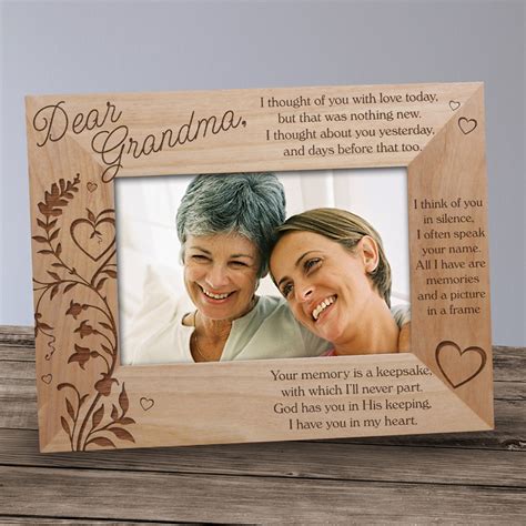 Engraved Memory Is A Keepsake Memorial Picture Frame | GiftsForYouNow