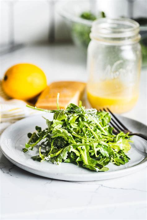 Baby Arugula Salad + Lemon Vinaigrette Recipe