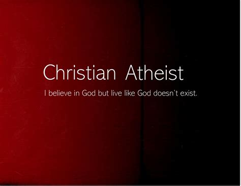 Christian Atheist - What You Believe Matters - Mountain Ridge Church