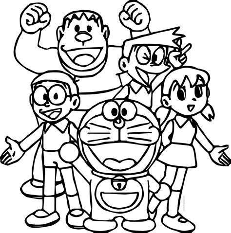 Doraemon Coloring Pages | Wecoloringpage.com