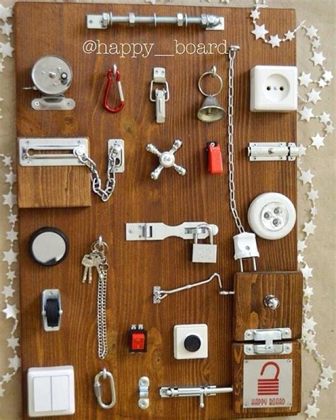 Pin by Val P on DIY Tetardo | Diy busy board, Busy board baby, Baby ...