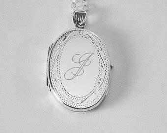 Large Silver Locket - Etsy