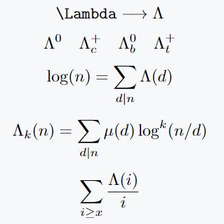 How do you write lambda(λ,Λ) symbol in LaTeX?