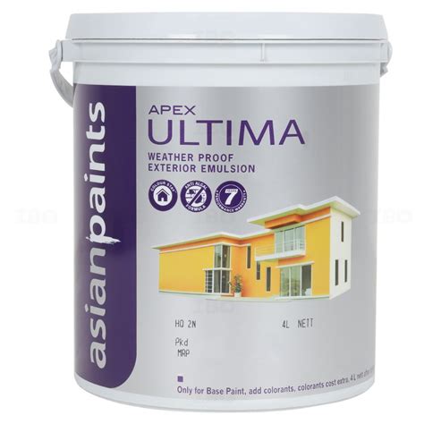 Buy Asian Paints Apex Ultima 10 L Exterior Emulsion Base On Store Best ...