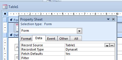 data binding - bound and unbound controls in ms access - Stack Overflow