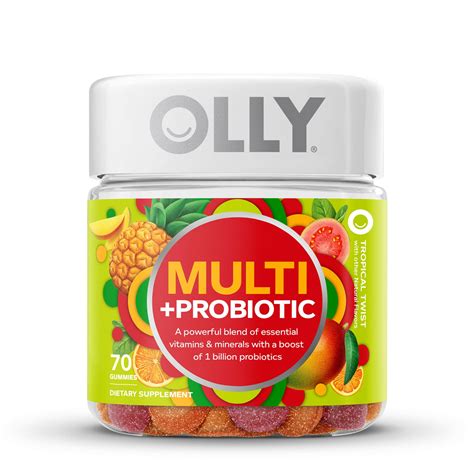 OLLY Adult Multi + Probiotic Vitamins– OLLY PBC