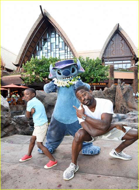 Sterling K. Brown & His Family Meet Stitch at Disney Resort in Hawaii ...