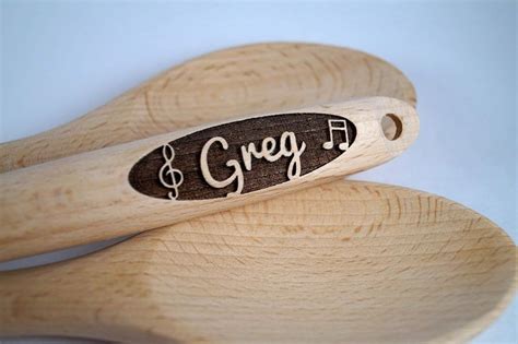 Amazon.com: Custom Music Spoon, Music Gift, Music Teacher Gift, Musician Gift, Personalized ...