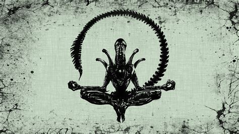 Zen Xenomorph: A Meditation HD Wallpaper