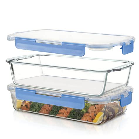 Superior Glass Casserole Dish with lid - 2-Piece Glass Bakeware And ...