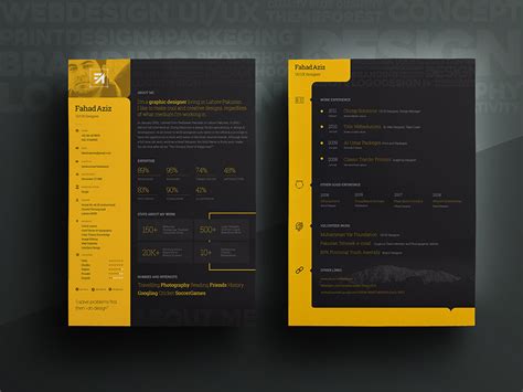 Personal Resume Template Free PSD Download - Download PSD