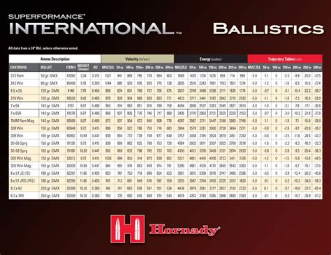 30 30 Ballistics Chart