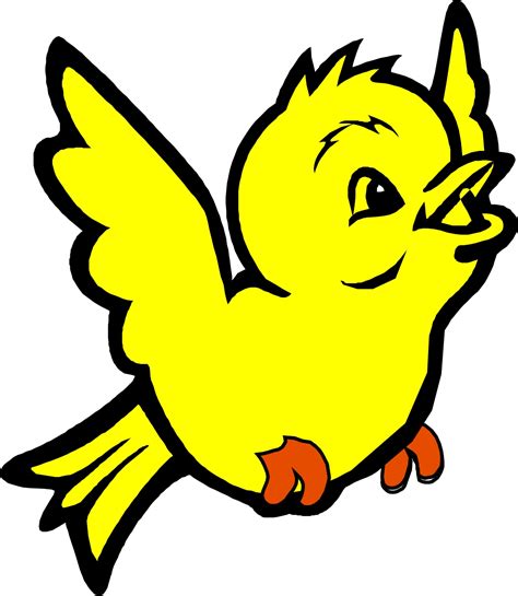 Yellow Bird Cartoon