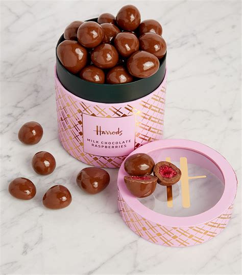 Harrods Milk Chocolate Raspberries (270g) | Harrods SG