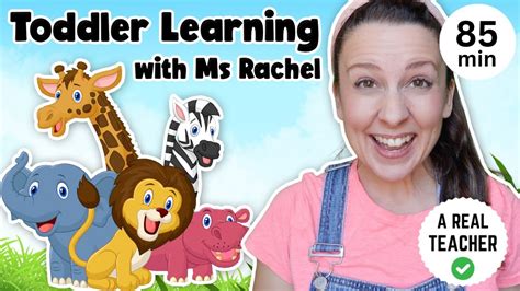 Toddler Learning with Ms Rachel - Learn Zoo Animals - Kids Songs - Educational Videos for ...