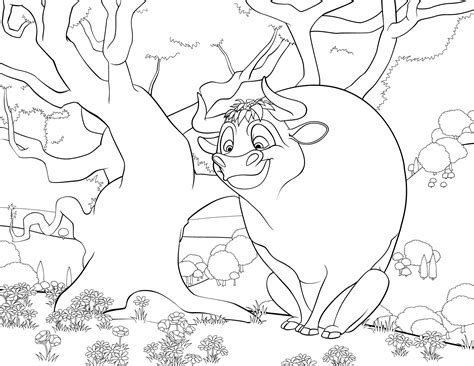 Printable Disney Ferdinand Coloring Pages