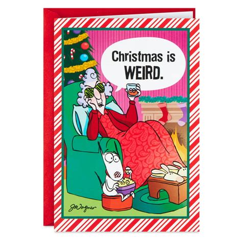 Hallmark Funny Christmas Card (Maxine, Christmas is Weird) - Walmart.com - Walmart.com