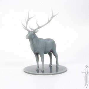 Deer / Elk Dnd Miniature Beast Dnd Miniature Druid Wild - Etsy