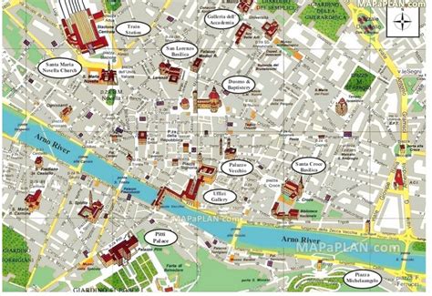 tmp764076903299547136.png 973×669 píxeles | Map of florence italy, Florence tourist map ...