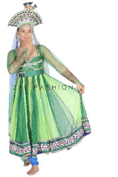 Mughal-E-Azam Anarkali Dance Costume, Material : Satin, Net - Zai ...