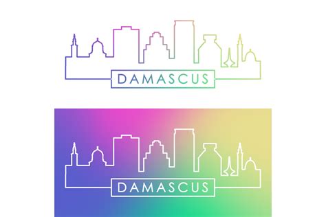 Damascus Skyline. Graphic by Design by Gleb · Creative Fabrica