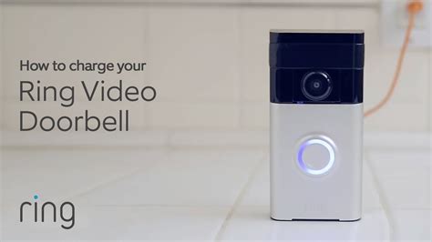 How to Charge Your Ring Video Doorbell | Ring - YouTube