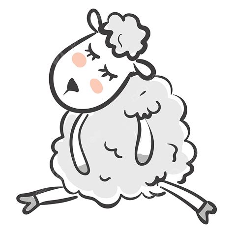 Sleeping Lamb Clipart Sheep