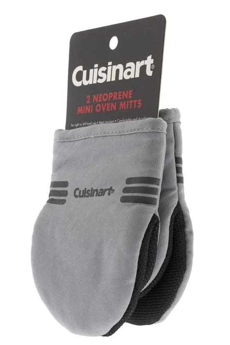 Cuisinart Mini Oven Mitts w/Neoprene for Easy Gripping, Heat Resistant ...