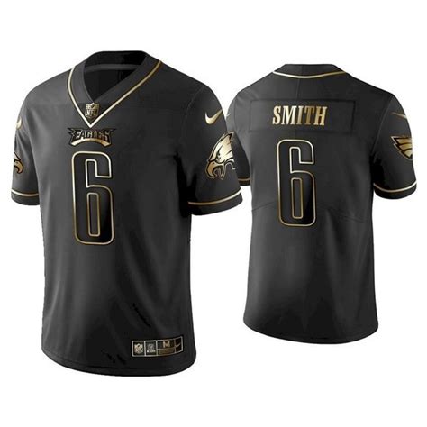 Eagles DeVonta Smith All-Black Golden Edition Jersey – US Sports Nation