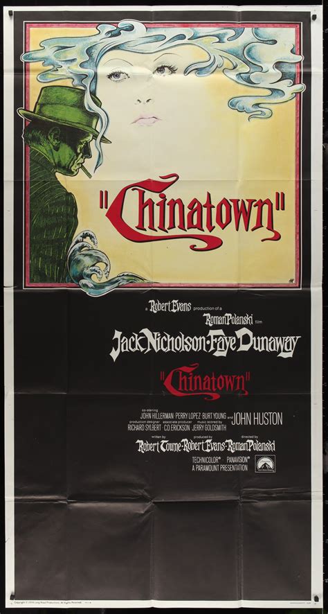 Chinatown Movie Poster | 3 Sheet (41x81) Original Vintage Movie Poster | 7266