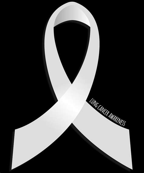 Lung Cancer Awareness Ribbon Digital Art by Flippin Sweet Gear | Pixels