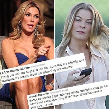 'They're MY Boys!' Brandi Glanville Slams LeAnn Rimes In New Twitter War