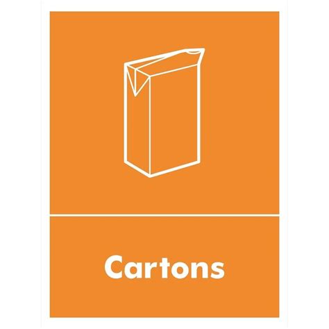 Cartons Recycling Sign | Recycle Signs
