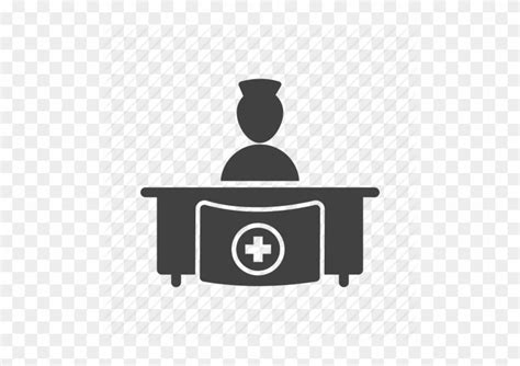 Medical Office Icon Clipart Doctor's Office Computer - Hospital Reception Clip Art - Full Size ...