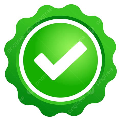 Approved Badge With Check Mark Symbol In Green Gradation Color Vector, Approved Badges, Check ...