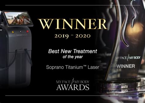 Best New Laser Treatment of the Year - Soprano Titanium Awarded in UK