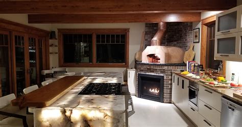 Wood Fired Pizza Oven Kits Earthstone Model 110 Modular Patio Pizza Outdoor Furnishings ...