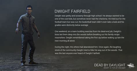 Dead by Daylight - Dwight Fairfield Perks