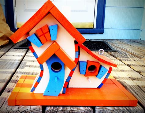 Whimsical Birdhouse | Cool bird houses, Decorative bird houses, Bird houses