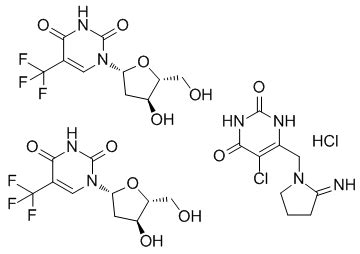 TAS-102 (Trifluridine/Tipiracil HCl; Trifluridine-tipiracil hydrochloride mixture) | CAS 733030 ...