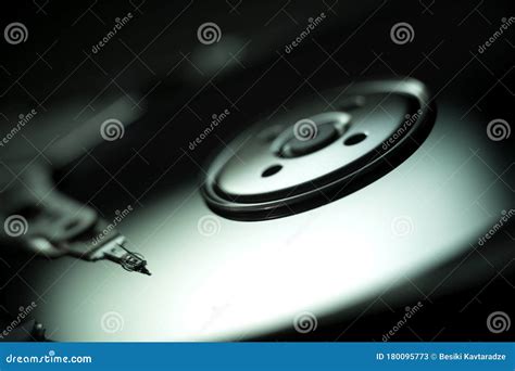 HDD Internal Parts. PC Hardware. Open HDD Stock Image - Image of binary, copy: 180095773