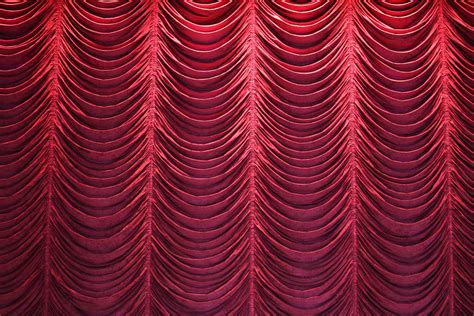 Red Theatre Curtains