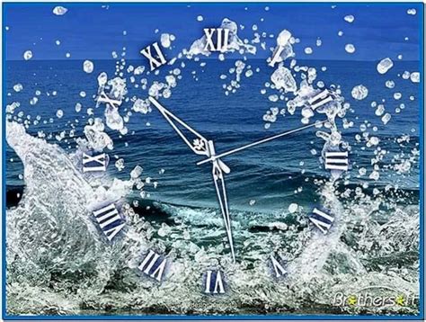 Mac Screensaver Water Clock - Download-Screensavers.biz