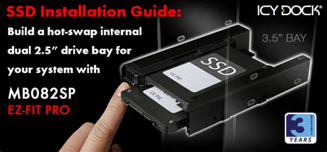 ICY TIP: SSD Installation Guide: Build a hot-swap internal dual 2.5” drive bay for your system ...