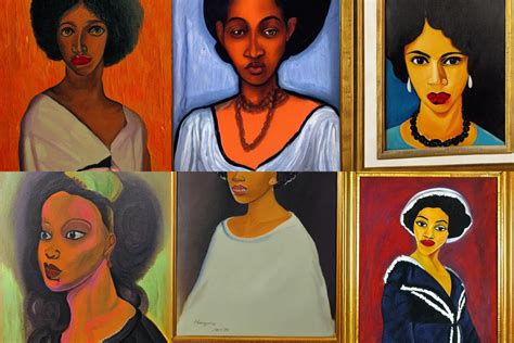 a painting of a woman portrait, harlem renaissance | Stable Diffusion ...