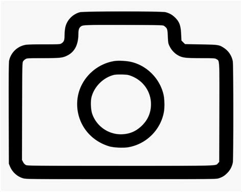 Camera Simple - Instagram Camera Icon Png, Transparent Png - kindpng