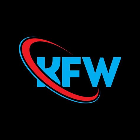 KFW logo. KFW letter. KFW letter logo design. Initials KFW logo linked with circle and uppercase ...