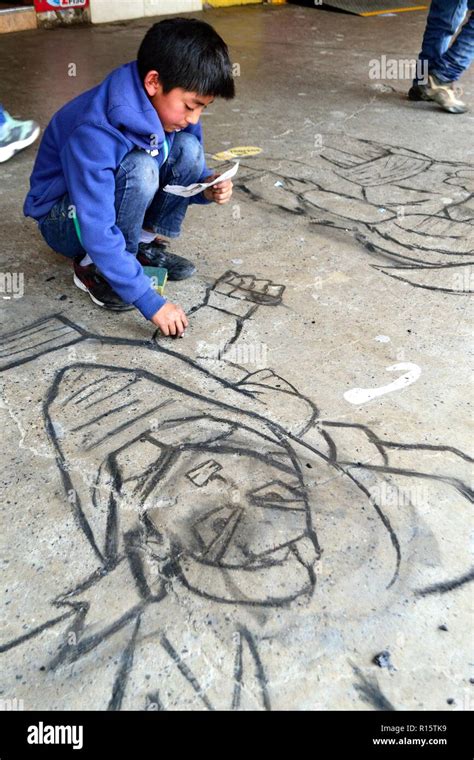 Painting dragon ball z graffiti on main street in HUARAZ. Department of Ancash.PERU Stock Photo ...